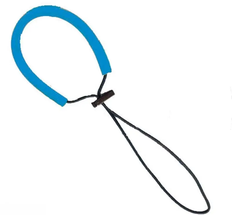 [ACCE00191-BLUE] Dragonne simple ESM — Sangle de sécurité poignet pour ordinateur et lampe de plongée (BLEU)
