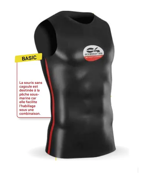 GILET LISSE EXTERIEUR 2MM C4 (S)