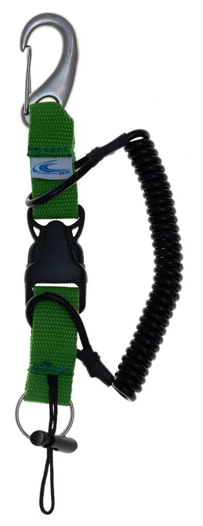 MOUSQUETON TIRE-BOUCHON KEVLAR INOX/ANNEAU ESM