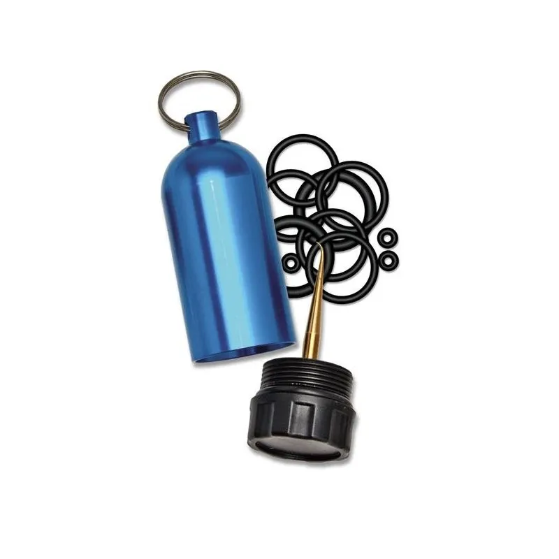 PORTE CLEF BOUTEILLE AVEC JOINTS TORIQUES ESM