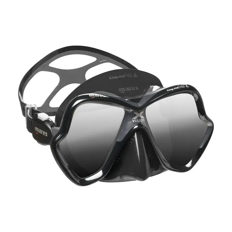 MASQUE X-VISION LIQUIDSKIN  ULTRA MARES (Noir, Silicone Transparent)