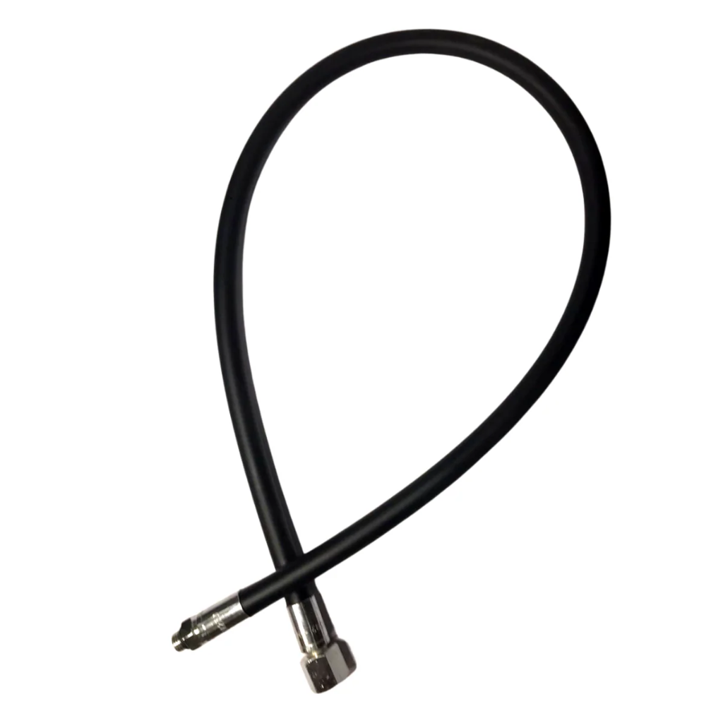 [46201382] FLEXIBLE MP CAOUTCHOUC 3/8" NOIR 80CM AVEC MANCHON MARES