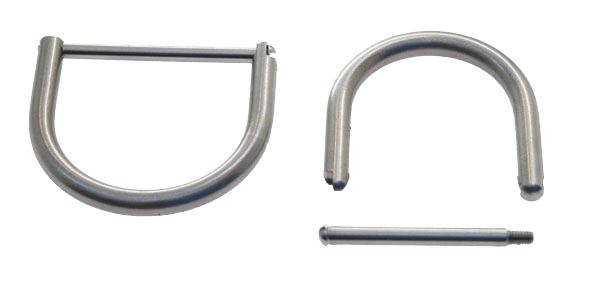 D-RING INOX AVEC VIS 50MM ESM